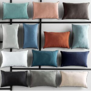 Almohadones en tusor con vivos