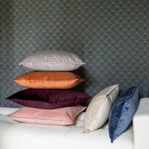 Almohadones en terciopelo - clásico/pestaña