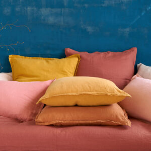 Almohadones en tusor - clásico/pestaña