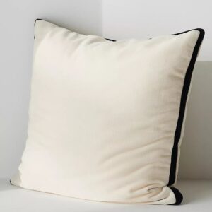 Almohadones con faja en lino