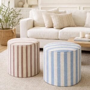 Puff Classic tapizado con funda